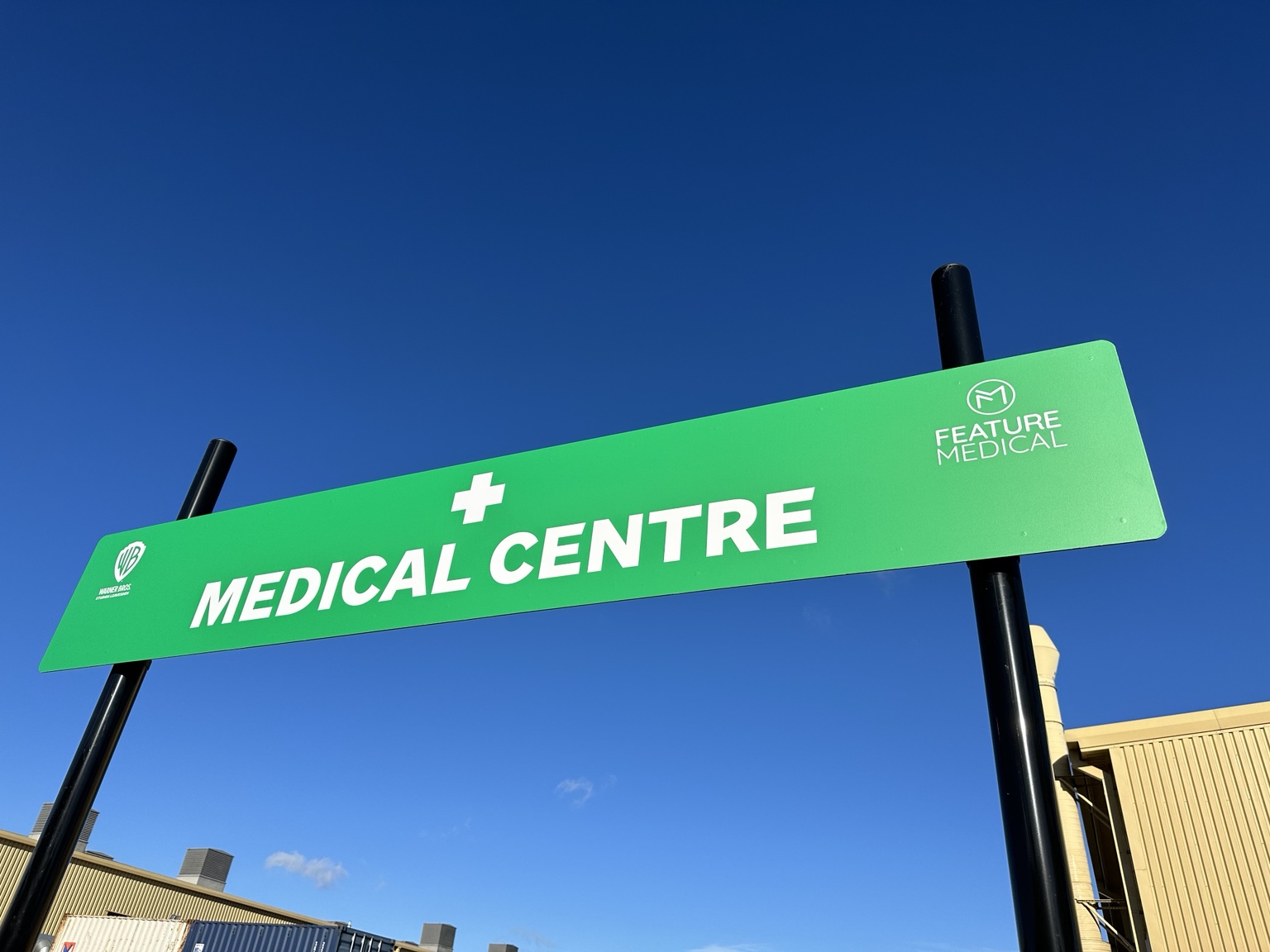 Medical Centre sign at Warner Bros. Studios Leavesden